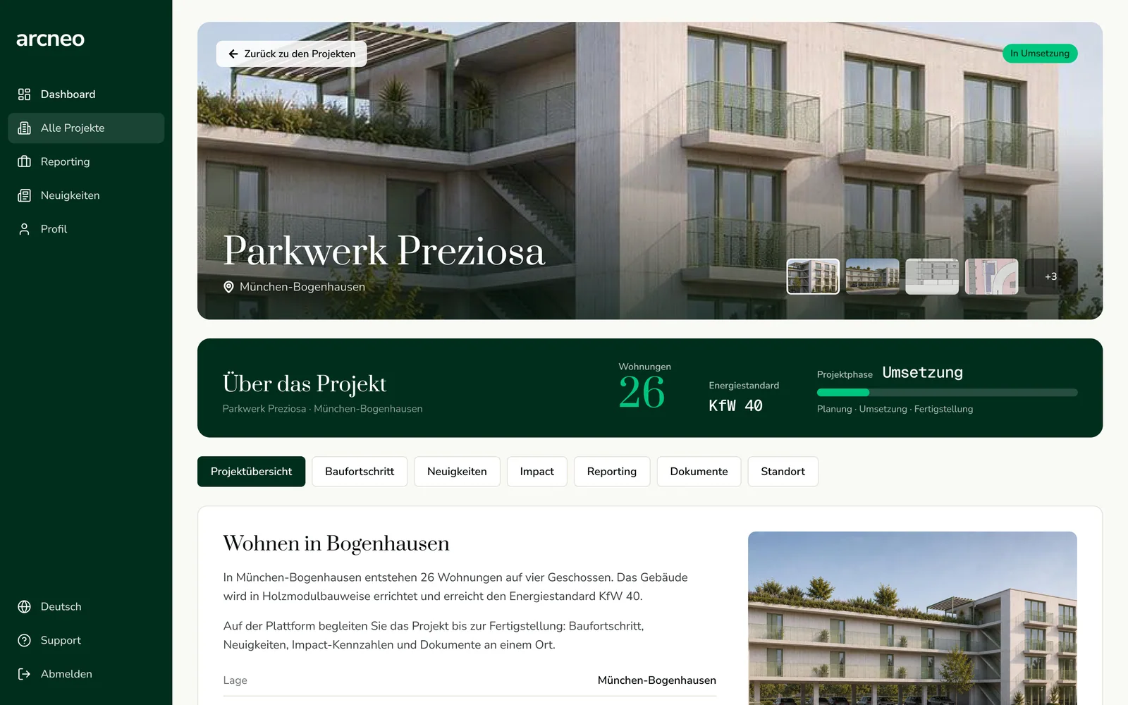 Projektübersicht