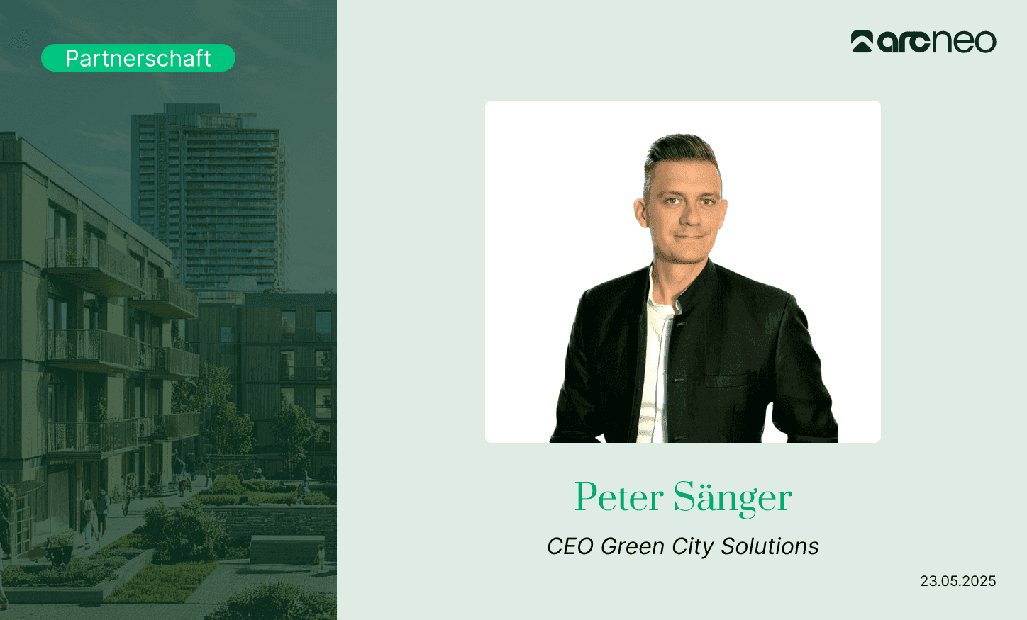 Partnerschaft mit Wirkung: Green City Solutions x arcneo