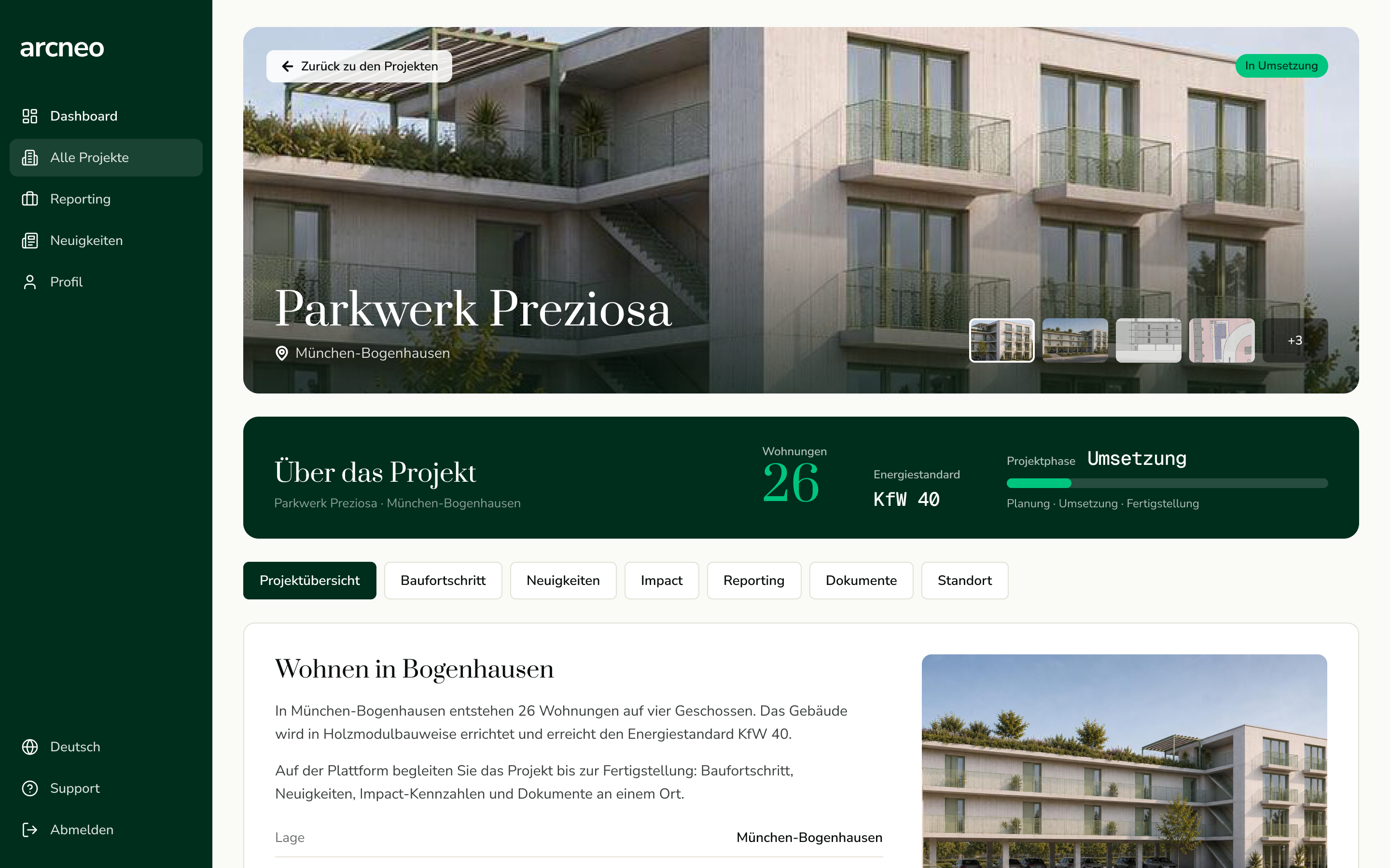 Projektübersicht